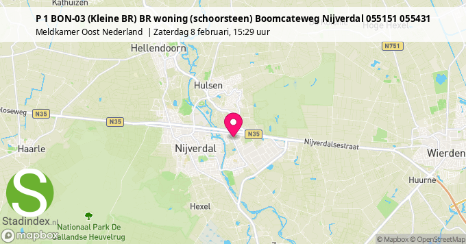 P 1 BON-03 (Kleine BR) BR woning (schoorsteen) Boomcateweg Nijverdal 055151 055431