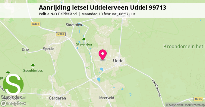 Aanrijding letsel Uddelerveen Uddel 99713