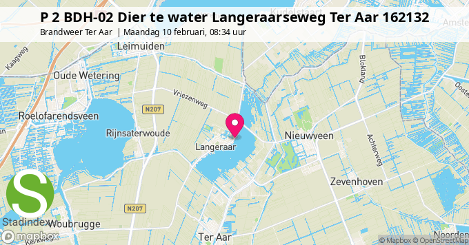 P 2 BDH-02 Dier te water Langeraarseweg Ter Aar 162132