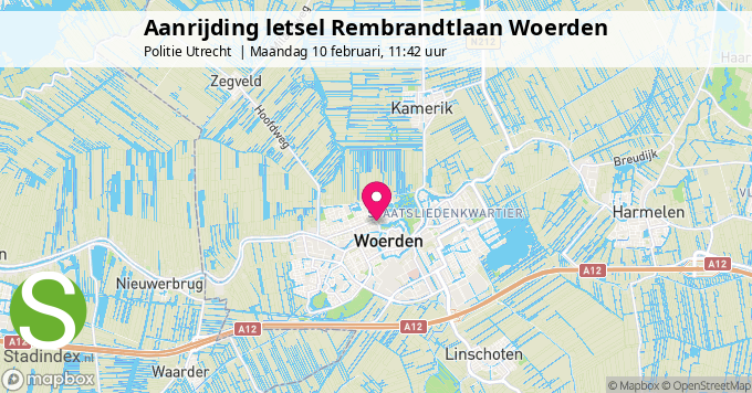 Aanrijding letsel Rembrandtlaan Woerden