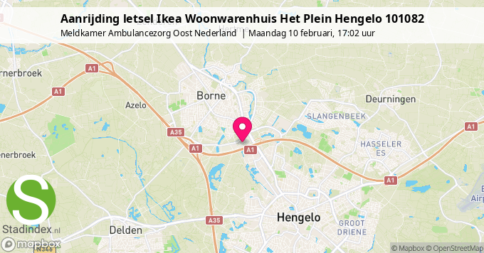 Aanrijding letsel Ikea Woonwarenhuis Het Plein Hengelo 101082