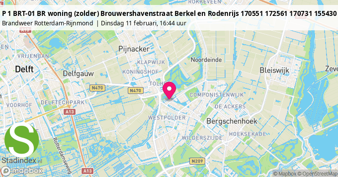 P 1 BRT-01 BR woning (zolder) Brouwershavenstraat Berkel en Rodenrijs 170551 172561 170731 155430