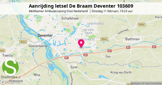 Aanrijding letsel De Braam Deventer 103609