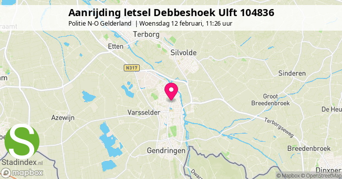 Aanrijding letsel Debbeshoek Ulft 104836