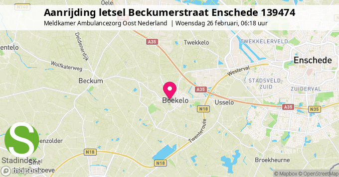 Aanrijding letsel Beckumerstraat Enschede 139474