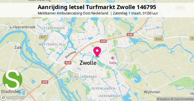 Aanrijding letsel Turfmarkt Zwolle 146795