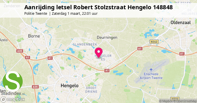 Aanrijding letsel Robert Stolzstraat Hengelo 148848