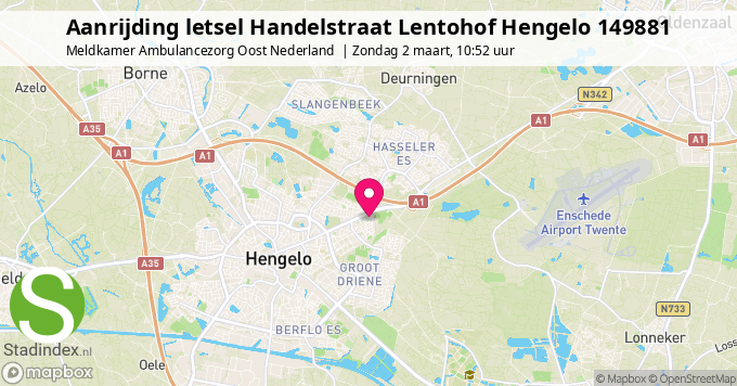 Aanrijding letsel Handelstraat Lentohof Hengelo 149881