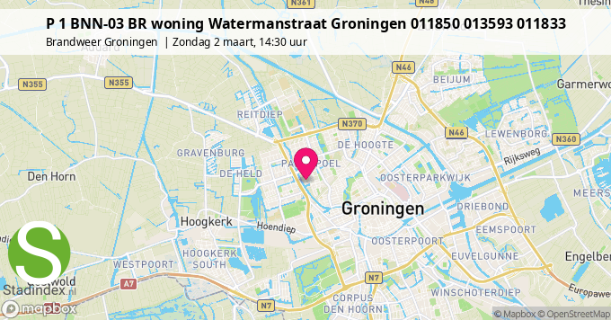 P 1 BNN-03 BR woning Watermanstraat Groningen 011850 013593 011833