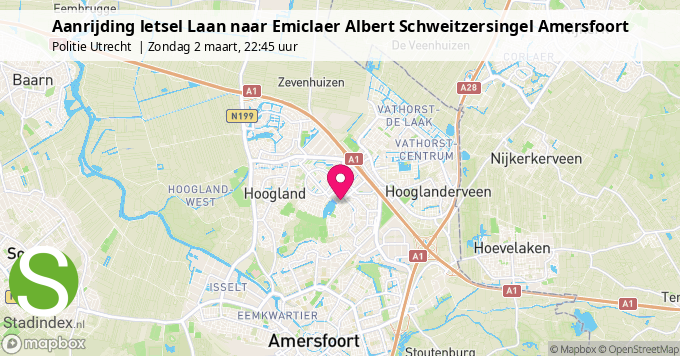 Aanrijding letsel Laan naar Emiclaer Albert Schweitzersingel Amersfoort