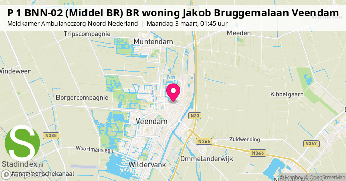 P 1 BNN-02 (Middel BR) BR woning Jakob Bruggemalaan Veendam