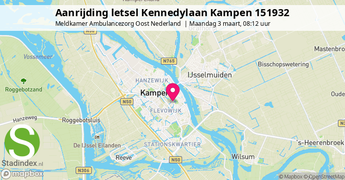 Aanrijding letsel Kennedylaan Kampen 151932