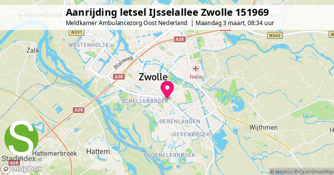 Aanrijding letsel IJsselallee Zwolle 151969