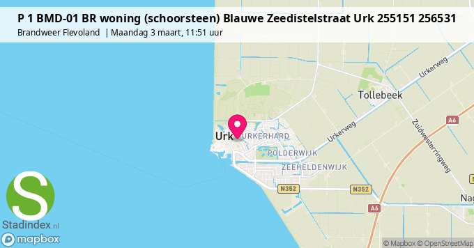 P 1 BMD-01 BR woning (schoorsteen) Blauwe Zeedistelstraat Urk 255151 256531