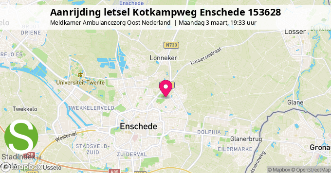 Aanrijding letsel Kotkampweg Enschede 153628