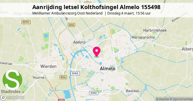 Aanrijding letsel Kolthofsingel Almelo 155498