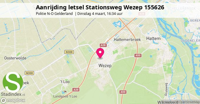 Aanrijding letsel Stationsweg Wezep 155626