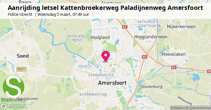 Aanrijding letsel Kattenbroekerweg Paladijnenweg Amersfoort