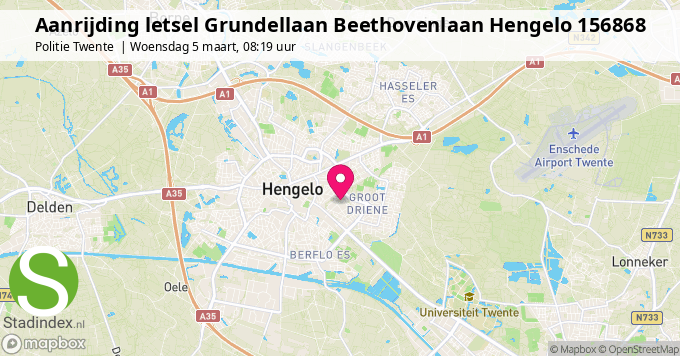 Aanrijding letsel Grundellaan Beethovenlaan Hengelo 156868