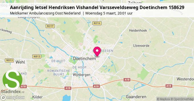 Aanrijding letsel Hendriksen Vishandel Varsseveldseweg Doetinchem 158629