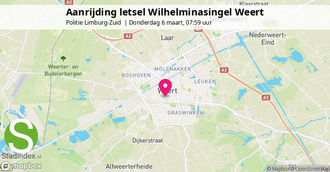 Aanrijding letsel Wilhelminasingel Weert