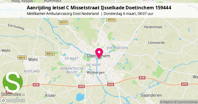 Aanrijding letsel C Missetstraat IJsselkade Doetinchem 159444