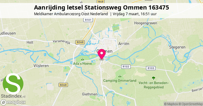 Aanrijding letsel Stationsweg Ommen 163475