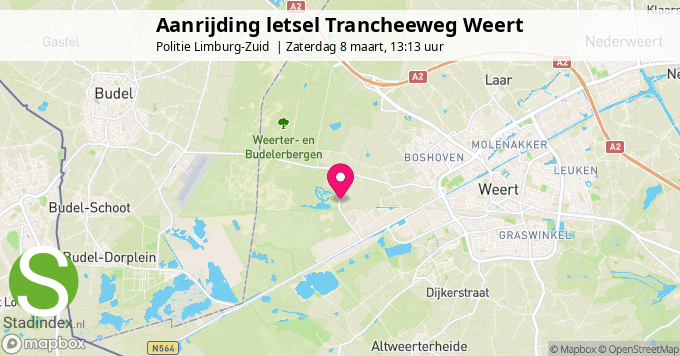 Aanrijding letsel Trancheeweg Weert