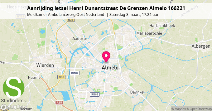 Aanrijding letsel Henri Dunantstraat De Grenzen Almelo 166221