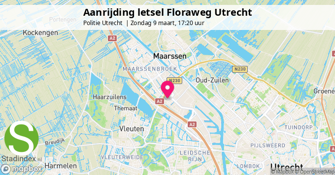 Aanrijding letsel Floraweg Utrecht