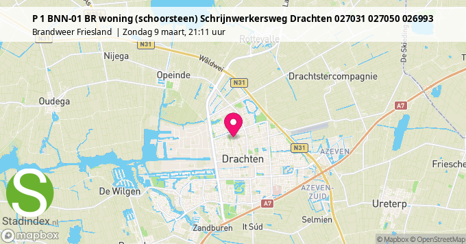 P 1 BNN-01 BR woning (schoorsteen) Schrijnwerkersweg Drachten 027031 027050 026993