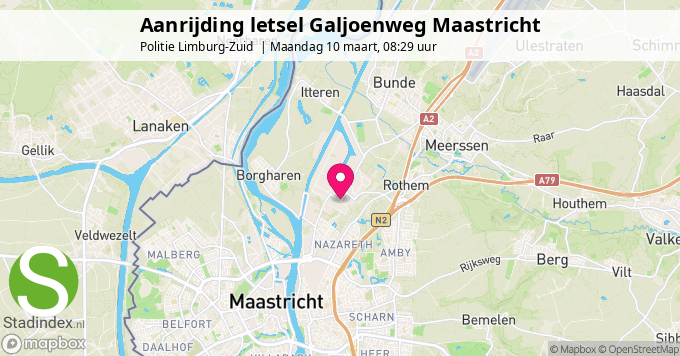 Aanrijding letsel Galjoenweg Maastricht