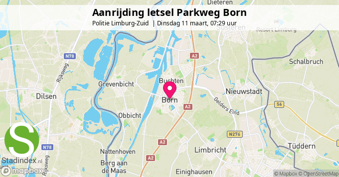 Aanrijding letsel Parkweg Born