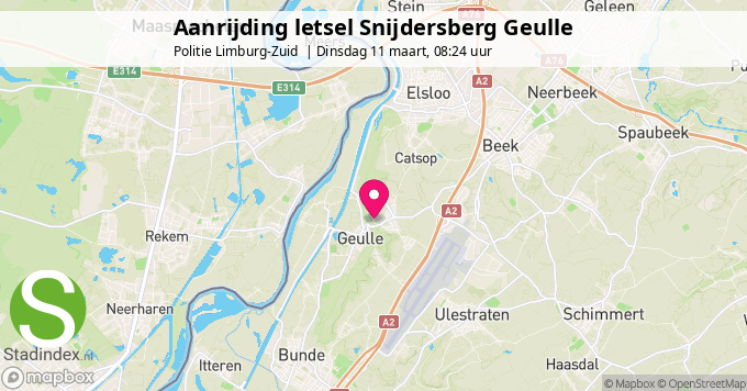 Aanrijding letsel Snijdersberg Geulle