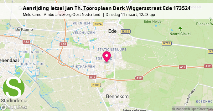 Aanrijding letsel Jan Th. Tooroplaan Derk Wiggersstraat Ede 173524