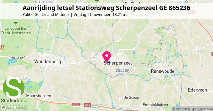 Aanrijding letsel Stationsweg Scherpenzeel GE 865236