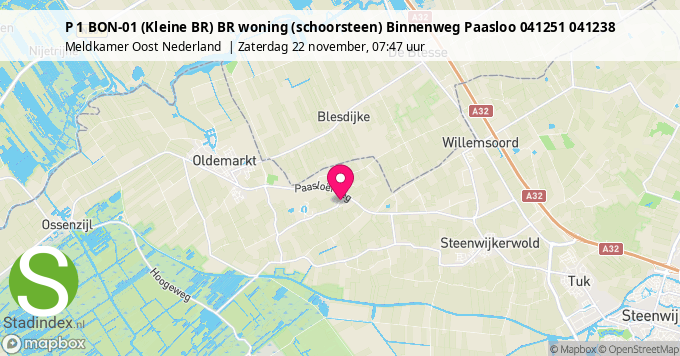 P 1 BON-01 (Kleine BR) BR woning (schoorsteen) Binnenweg Paasloo 041251 041238