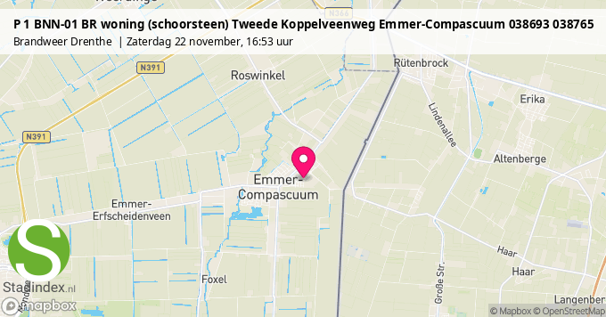 P 1 BNN-01 BR woning (schoorsteen) Tweede Koppelveenweg Emmer-Compascuum 038693 038765