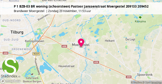 P 1 BZB-03 BR woning (schoorsteen) Pastoor Janssenstraat Moergestel 209133 209452