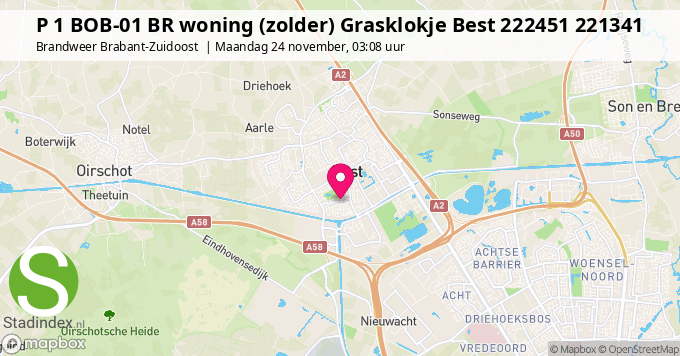 P 1 BOB-01 BR woning (zolder) Grasklokje Best 222451 221341