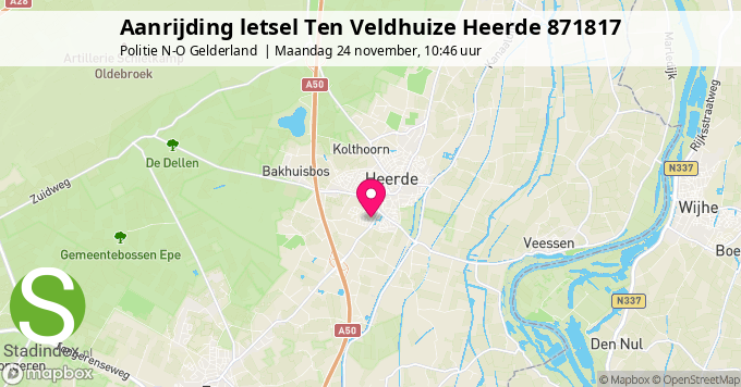 Aanrijding letsel Ten Veldhuize Heerde 871817