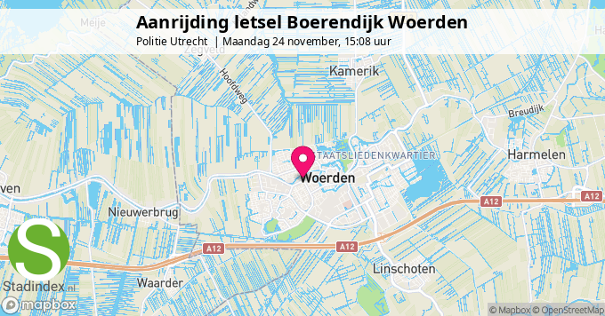 Aanrijding letsel Boerendijk Woerden