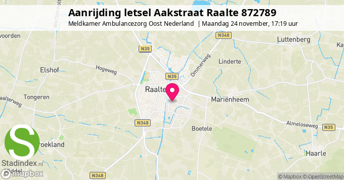 Aanrijding letsel Aakstraat Raalte 872789