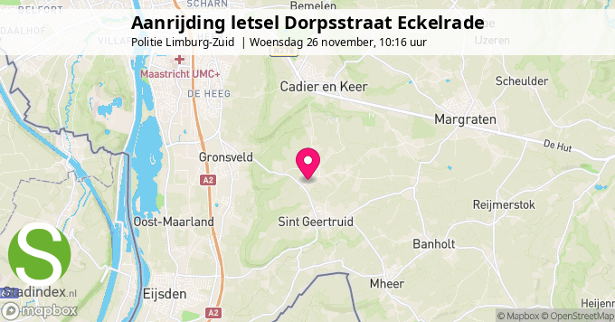 Aanrijding letsel Dorpsstraat Eckelrade