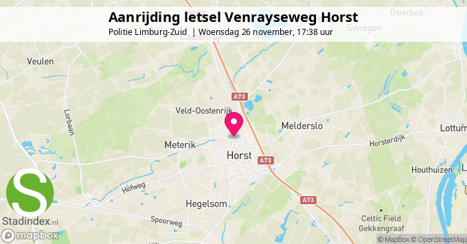 Aanrijding letsel Venrayseweg Horst