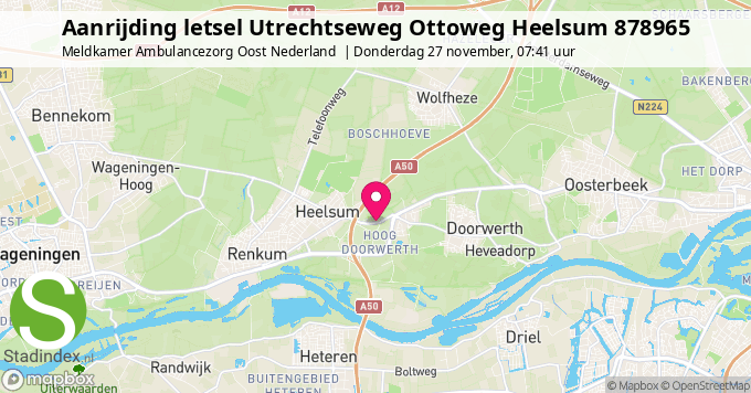 Aanrijding letsel Utrechtseweg Ottoweg Heelsum 878965