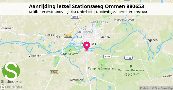 Aanrijding letsel Stationsweg Ommen 880653