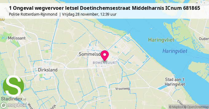 1 Ongeval wegvervoer letsel Doetinchemsestraat Middelharnis ICnum 681865