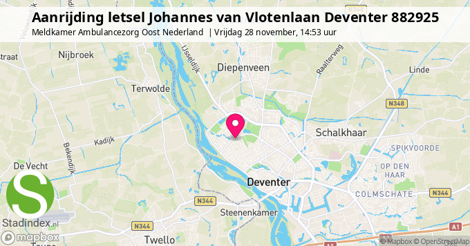 Aanrijding letsel Johannes van Vlotenlaan Deventer 882925
