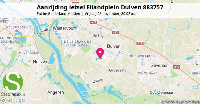 Aanrijding letsel Eilandplein Duiven 883757
